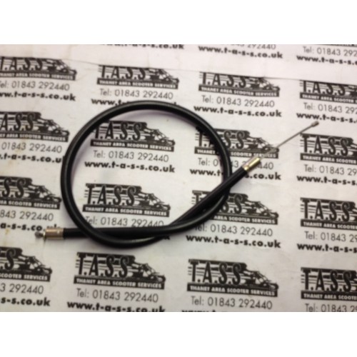 LAMBRETTA CHOKE CABLE BLACK LIGP